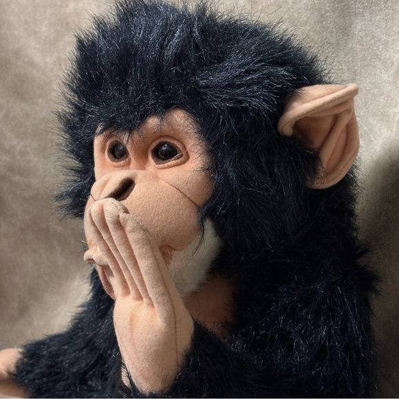 Vintage Discovery Channel Chimpanzee Large Plush Rare Explore Your World - Picture 6 of 9